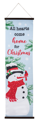 Wall Banner - 3 Feet - All Hearts come Home for Christmas - The Country Christmas Loft