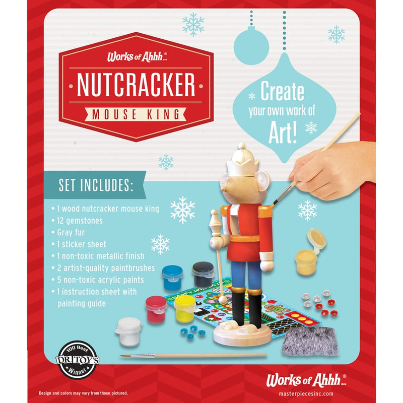 Nutcracker Mouse King Wood Paint Set