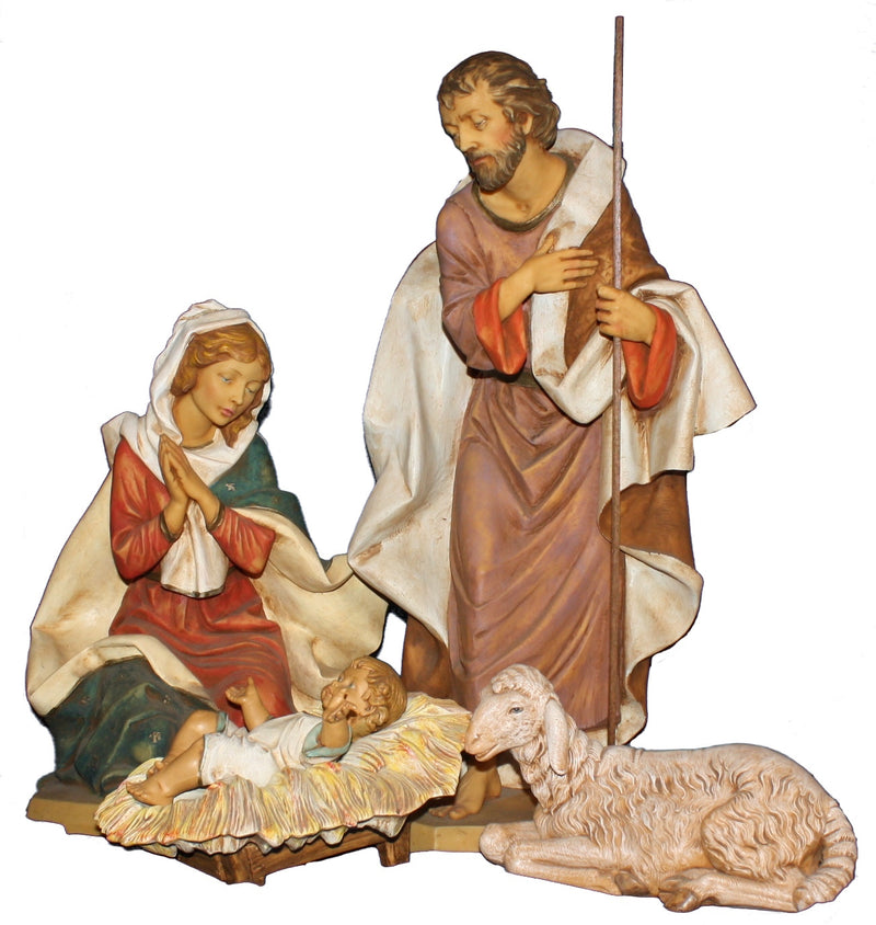 Four Piece Nativity Set - The Country Christmas Loft