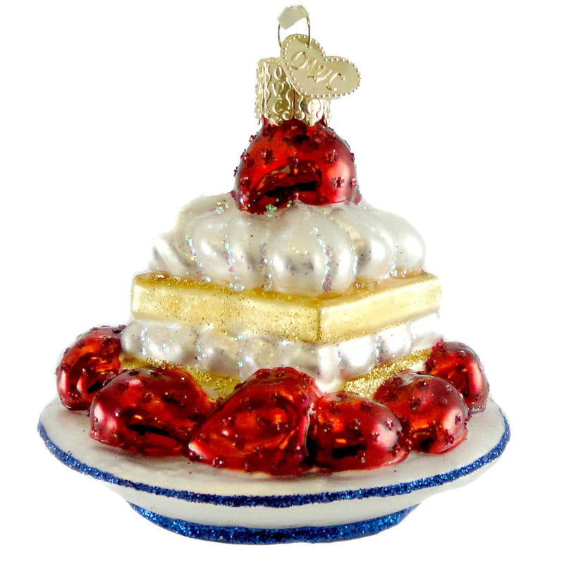 Strawberry Shortcake Blown Glass Ornament 32178 - The Country Christmas Loft