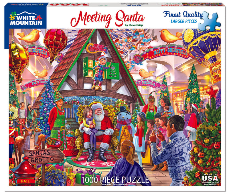 Meeting Santa - 1000 Piece Jigsaw Puzzle