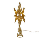 Twinkling Superbright LED Gold Starburst Treetopper