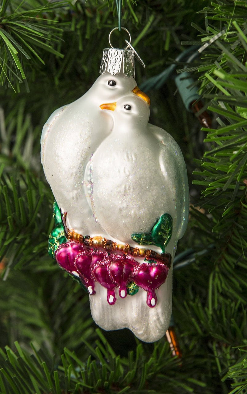 Old World Christmas Love Birds - The Country Christmas Loft