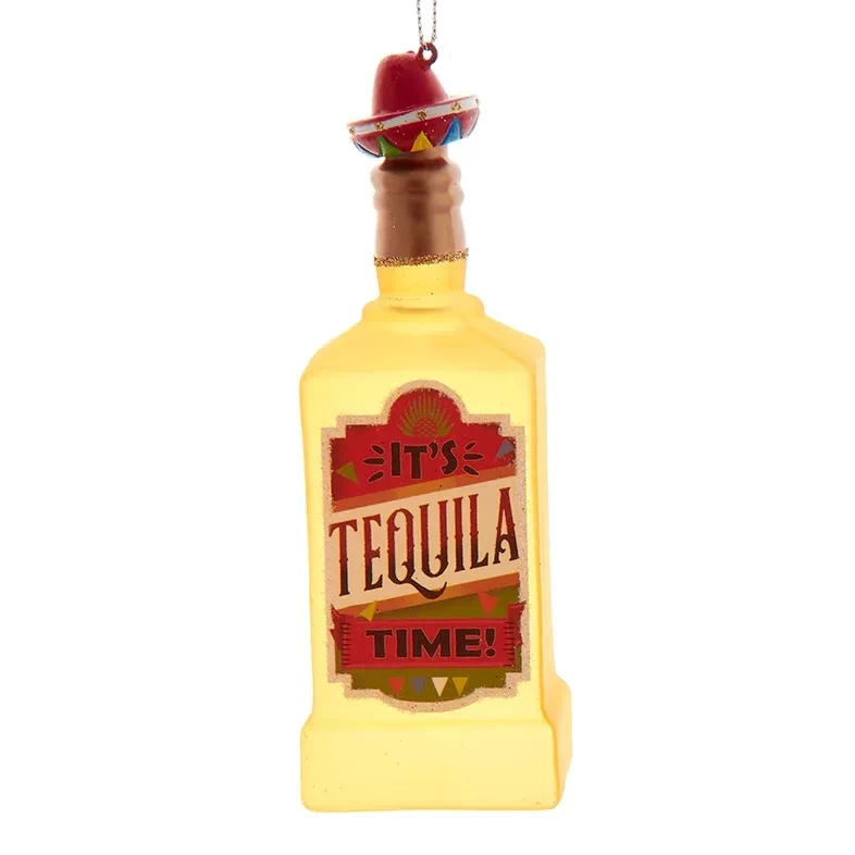 It's Tequila Time Glass Ornament - The Country Christmas Loft