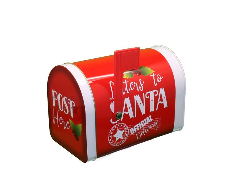 Mailbox Gift Tin -  Red - The Country Christmas Loft