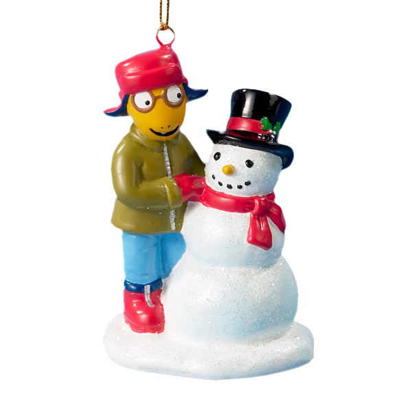 Arthur and the Snowman Ornament - The Country Christmas Loft