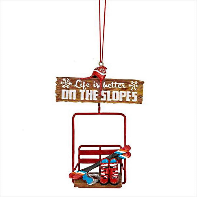 Life is Better on the Slopes Ornament - The Country Christmas Loft