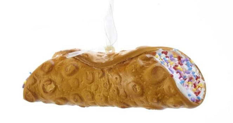 4.5 Inch Foam Cannoli Ornament - with Sprinkles - The Country Christmas Loft