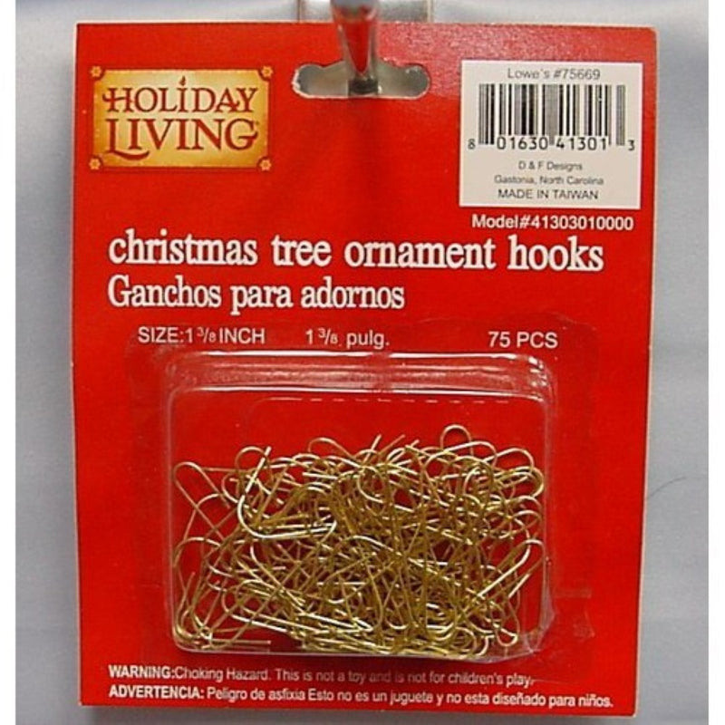 Holiday Living 75-Pack Plastic Ornament Hooks - The Country Christmas Loft