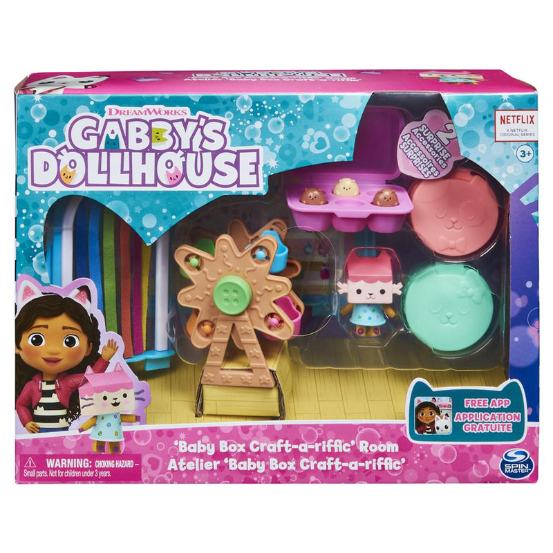 Gabby's Dollhouse  Craft Deluxe Room Playset - The Country Christmas Loft