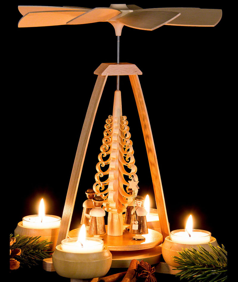 Mueller Pyramid Carolers - Single Tier - The Country Christmas Loft