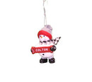 Cozy Snowman Ornament (Letters A - F) - - The Country Christmas Loft