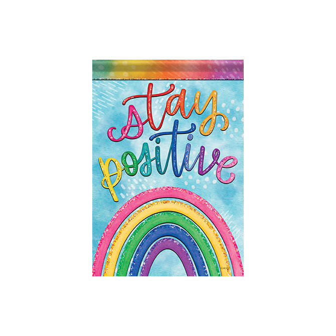 Positivity Glitter Trends Garden Flag - 12" x 18" - The Country Christmas Loft