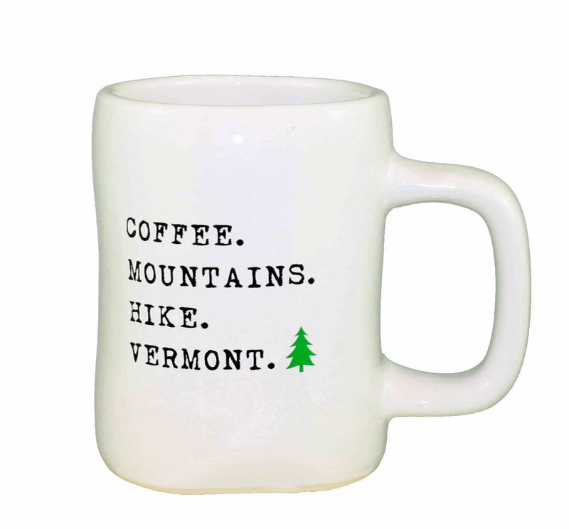 Coffee Mountains Hike Vermont Mug - The Country Christmas Loft