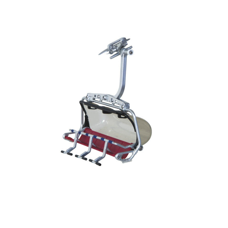 6 Seater Ski Lift - Red/Grey - 1:32 Scale - The Country Christmas Loft