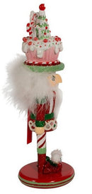 10" Hollywood Bakery Hat Nutcracker - Cupcake - The Country Christmas Loft