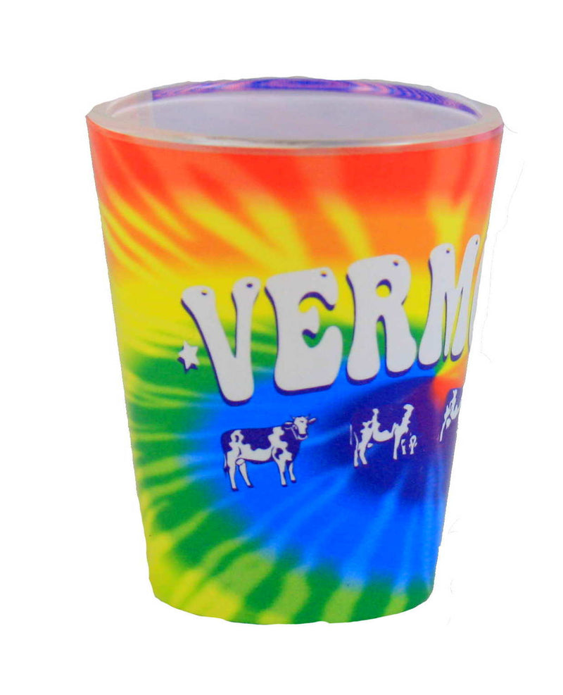 Tie Dye  Vermont Shot Glass - The Country Christmas Loft