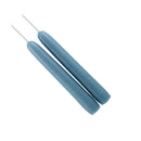 Mole Hollow Taper Pair (Dusty Blue) - - The Country Christmas Loft
