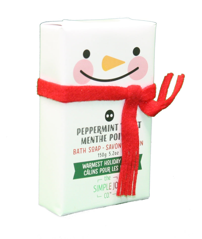 Peppermint Twist Snowman Soap