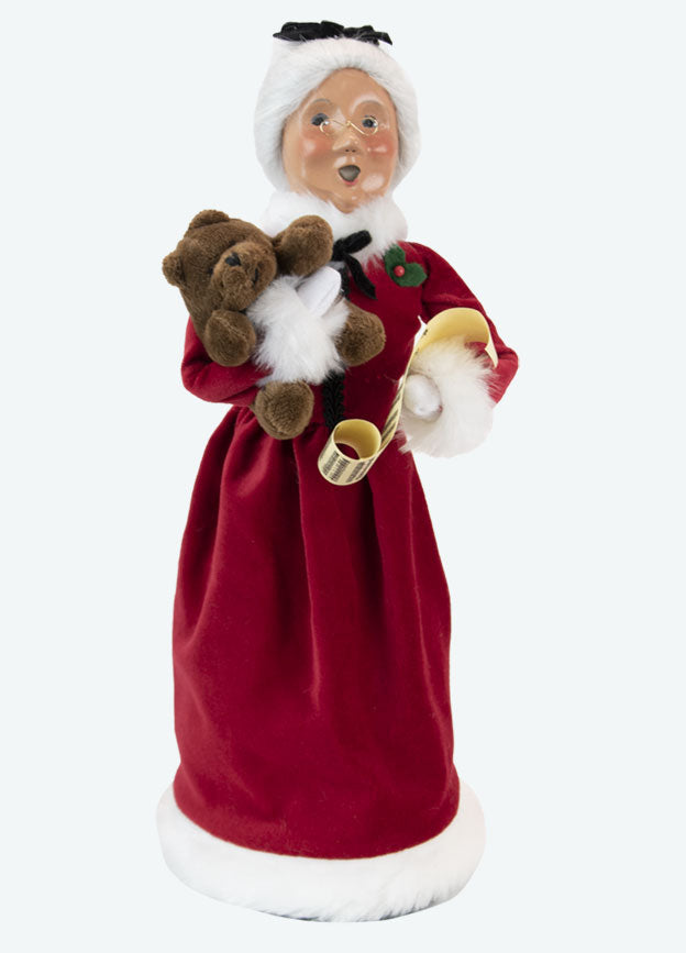 Red Velvet Mrs Claus - Byers Choice - The Country Christmas Loft