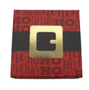 Christmas Square Gift Card Holder - Santa's Belt - The Country Christmas Loft