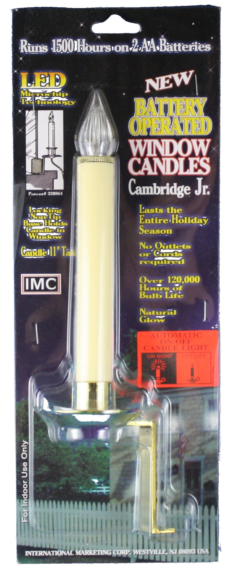 Cambridge Jr Sensor 12 " Lamp - Brass Led - The Country Christmas Loft