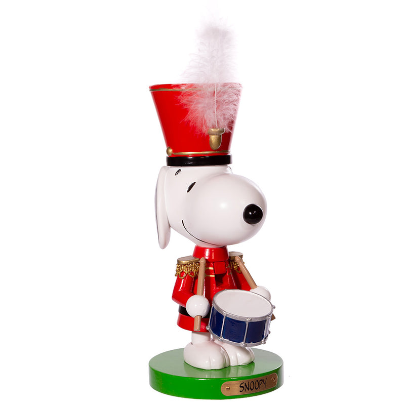 10" Peanuts Snoopy the Drummer Nutcracker - The Country Christmas Loft