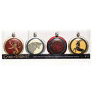 Game Of Thrones Disc Ornaments - 4 Piece Box Set - The Country Christmas Loft