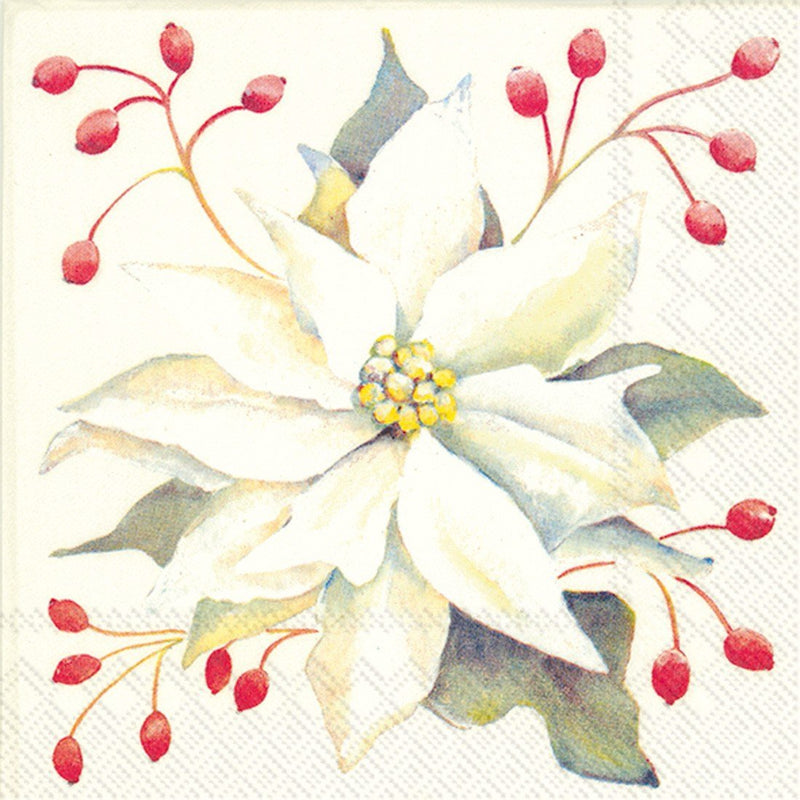 Isabelle Cocktail Napkin - white - The Country Christmas Loft