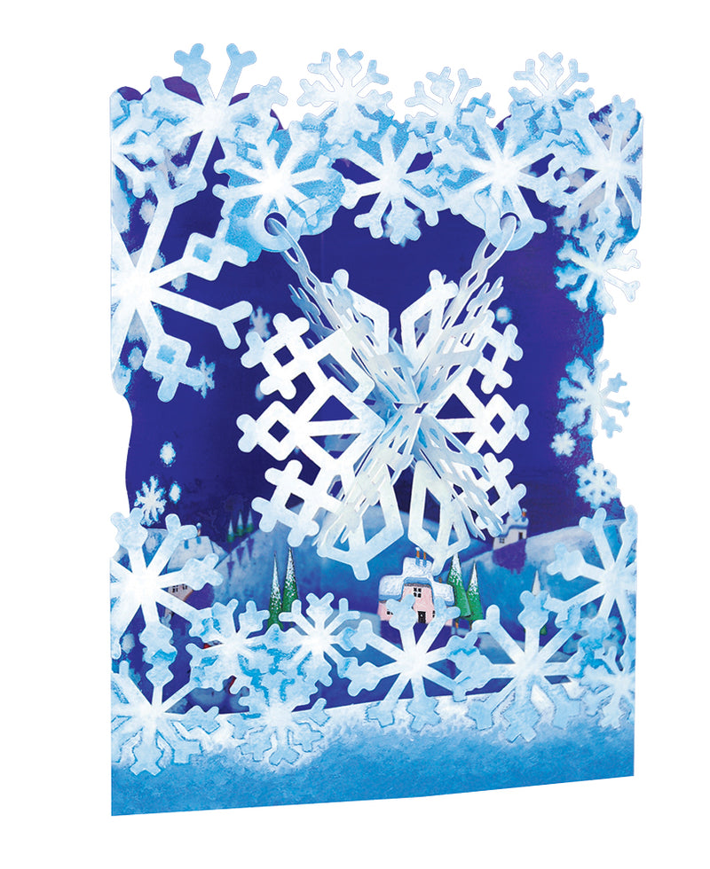 Snowflake - Swing Card - The Country Christmas Loft