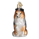Old World Christmas Sheltie Glass Ornament - The Country Christmas Loft