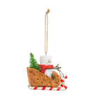S'mores Graham Cracker Sled Ornament - The Country Christmas Loft