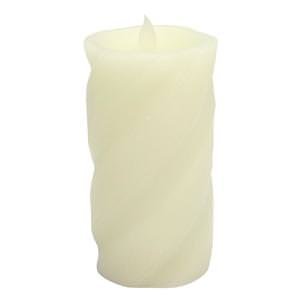 LED Motion Swirl Candle - Bisque - 3x6 - The Country Christmas Loft