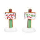 Gingerbread Christmas Signs - Set of 2 - The Country Christmas Loft