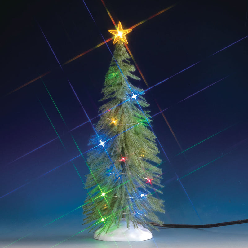Chasing Multi Light Spruce Tree - 10 Inch - The Country Christmas Loft