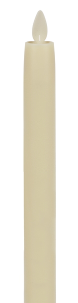 LuxuryLite LED Resin Taper Candle - 2 Pack - Ivory