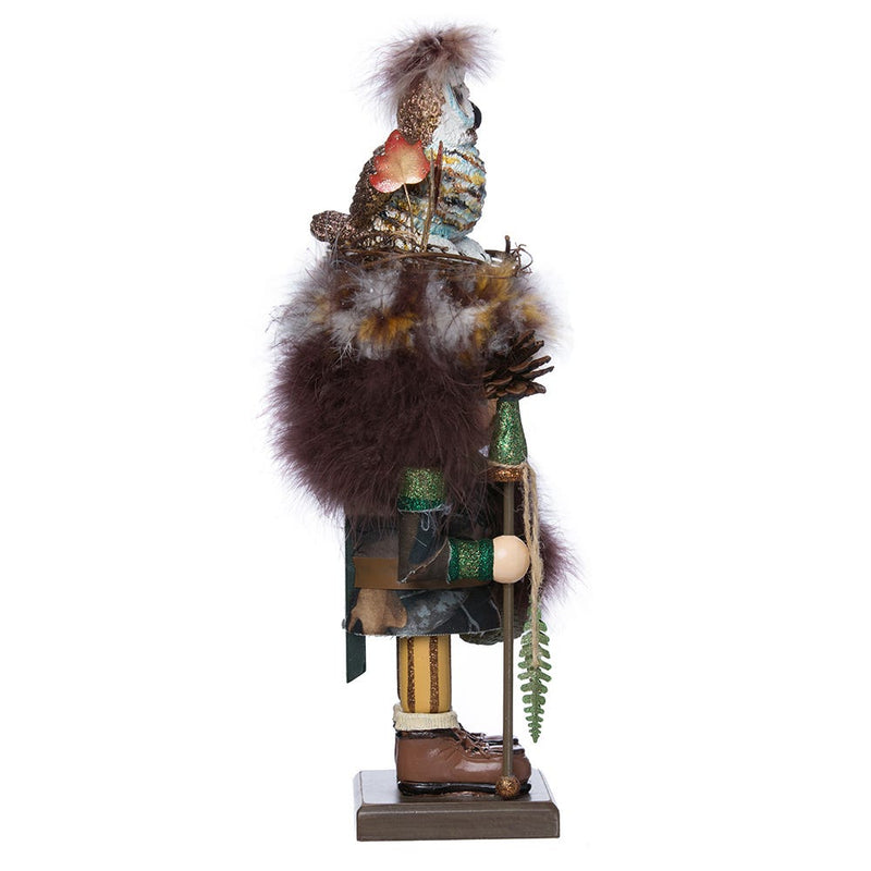 Hollywood Nutcrackers Woodsman With Owl Hat Nutcracker - The Country Christmas Loft