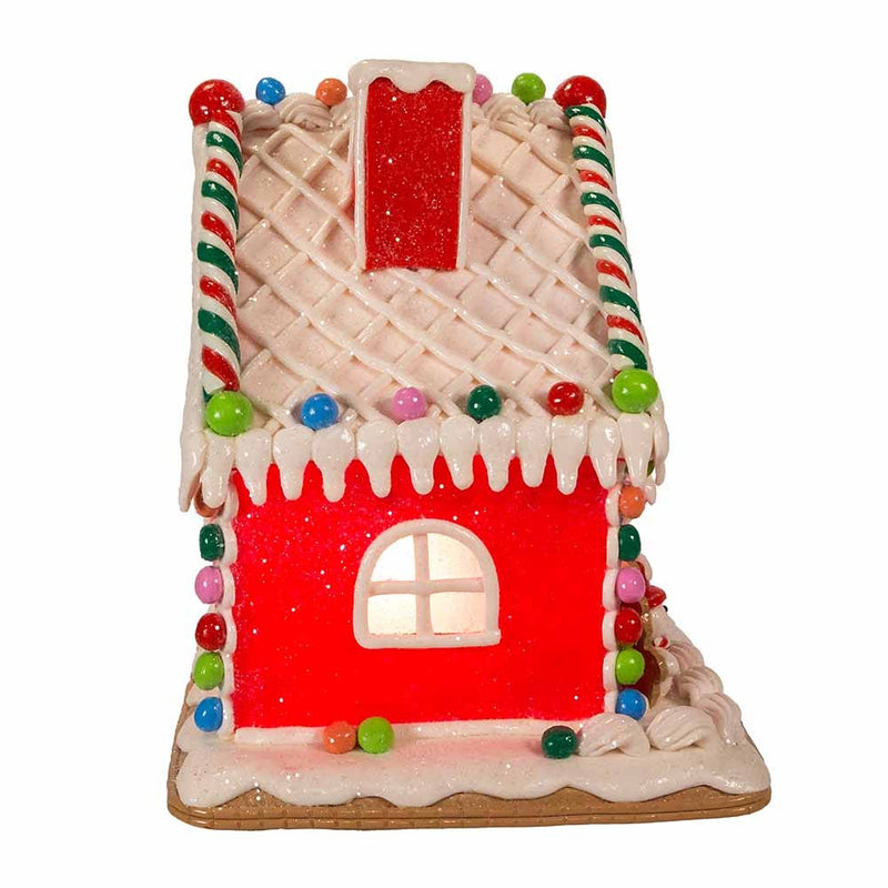 Gingerbread Junction - 9" Lighted Tabletop Gingerbread House - The Country Christmas Loft