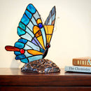 Kiara Blue Butterfly Accent Lamp - The Country Christmas Loft