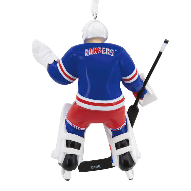 New York Rangers Goalie Ornament