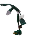 25-Light Warm White Pearl LED C7 Light Set With Green Wire - The Country Christmas Loft