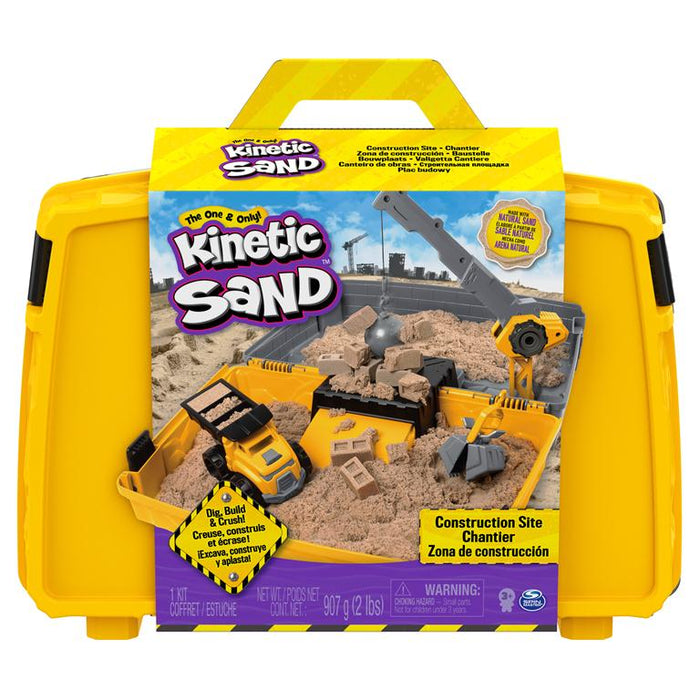 Kinetic Sand Construction Site Folding Sandbox Playset – The