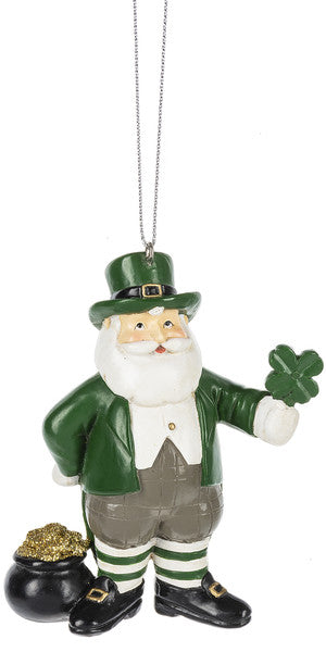 Irish Santa Ornament - The Country Christmas Loft