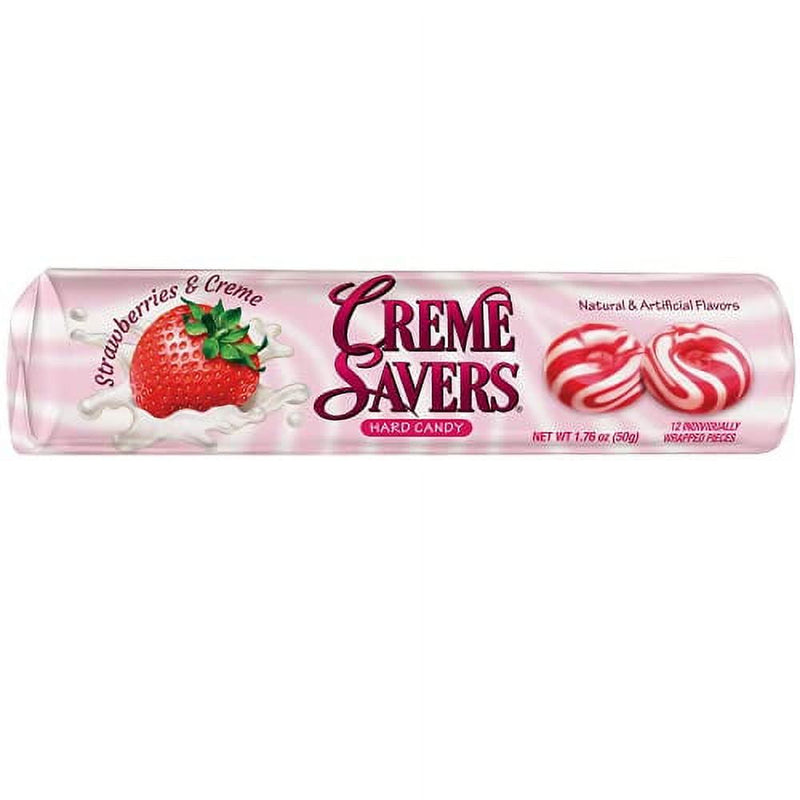Creme Saver Strawberry And Cream Candy