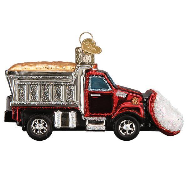 Snow Plow Glass Ornament - The Country Christmas Loft