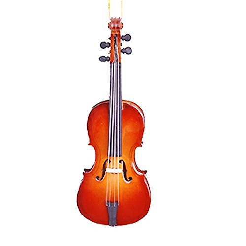 Cello Ornament - Brown - 5" - The Country Christmas Loft