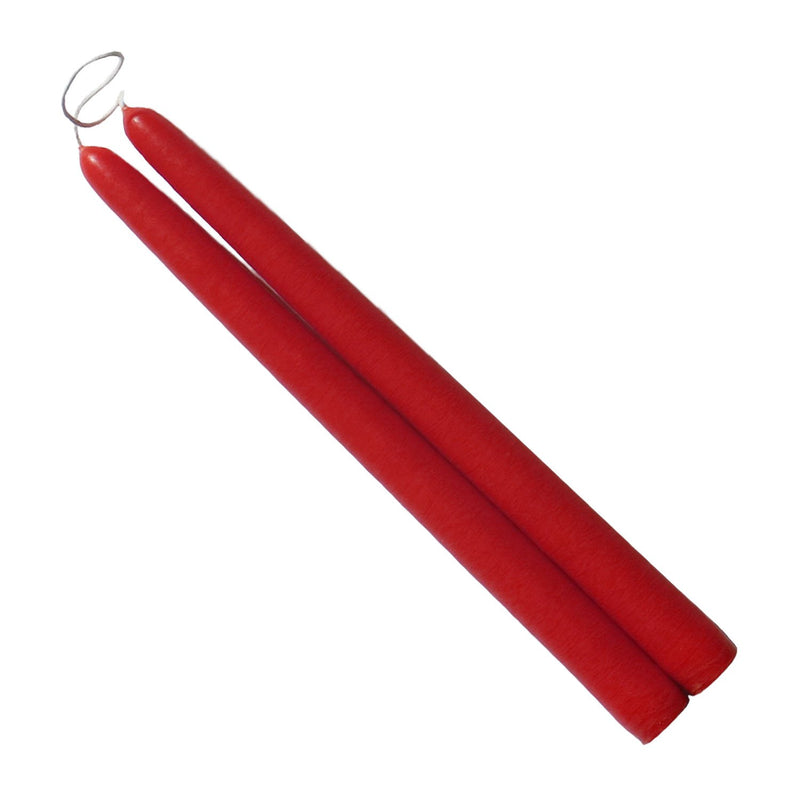 Mole Hollow Taper Pair (Sweetheart Red)  - - The Country Christmas Loft