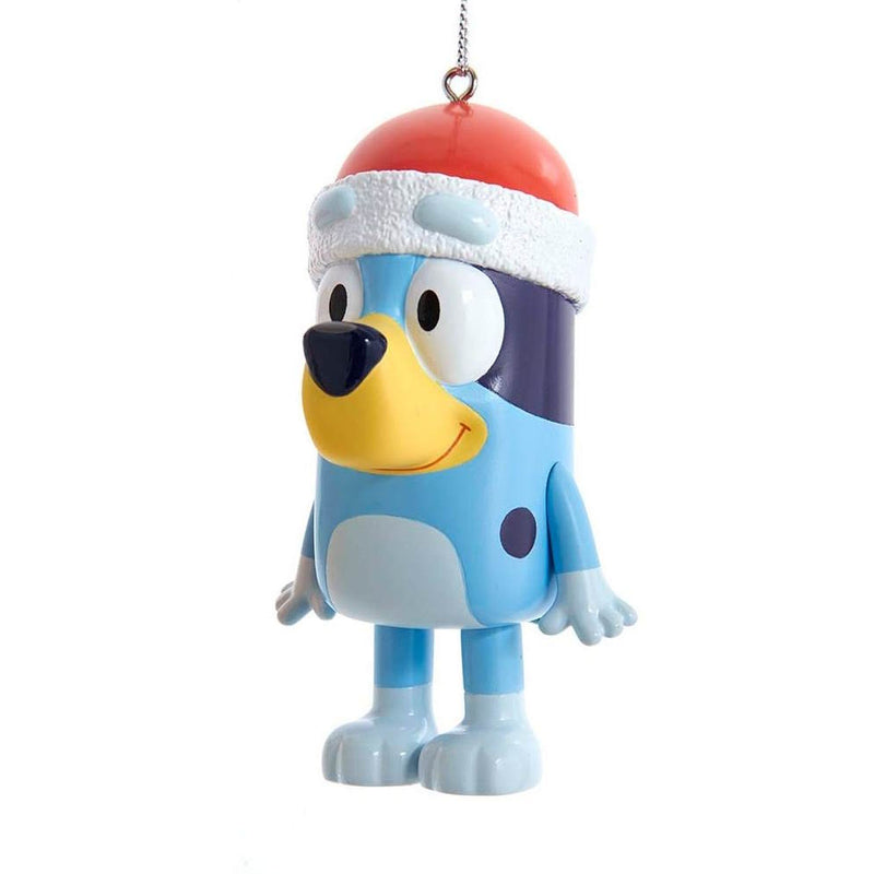 Bluey in a Santa Hat Ornament