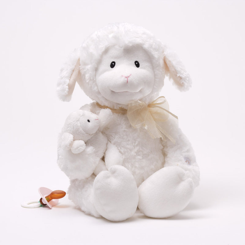 Nursery Rhyme Time Lamb Animated White - The Country Christmas Loft