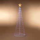 6 Foot Color Changing Indoor/Outdoor Pole Tree - The Country Christmas Loft